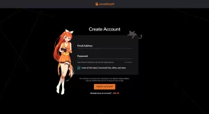 The official website for Crunchyroll activation, located at "crunchyroll.com/activate," allows users to either create an account or log in using their email ID and password.